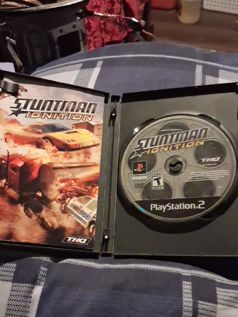 adidas gray and black Stuntman Ignition PlayStation 2 Disc